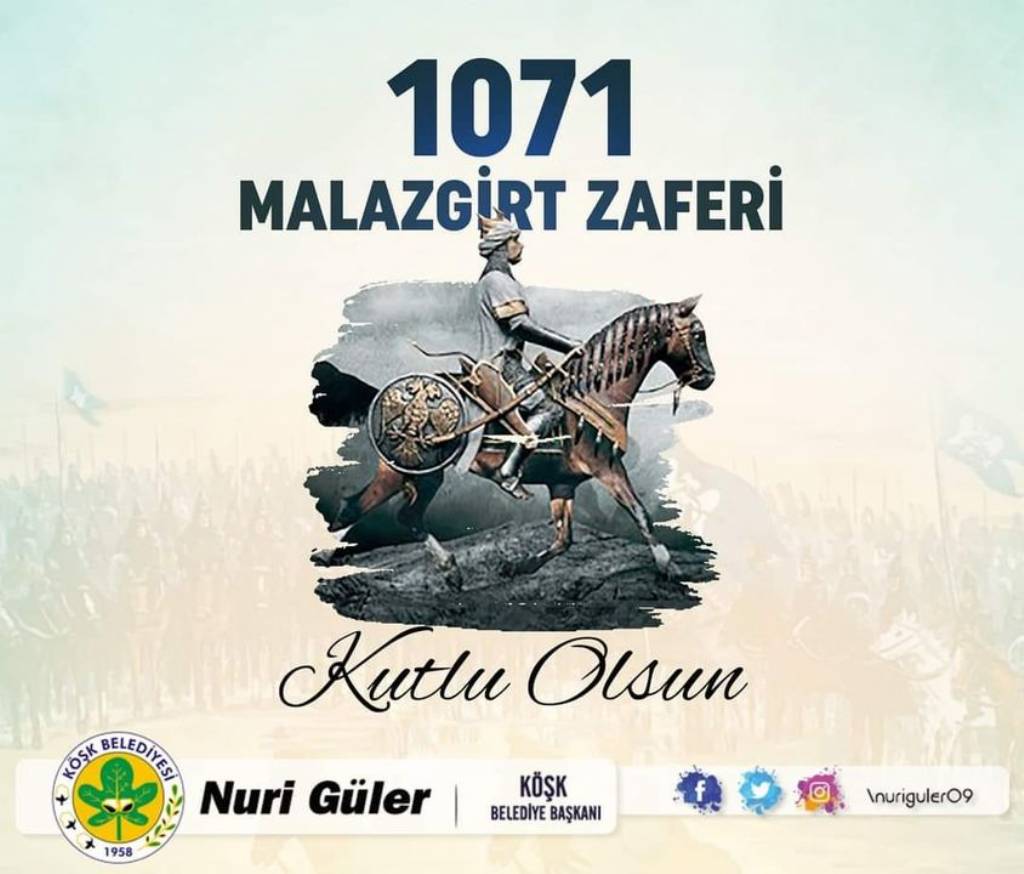 Köşk Belediye Başkanı Nuri Güler, Malazgirt Zaferi'ni andı